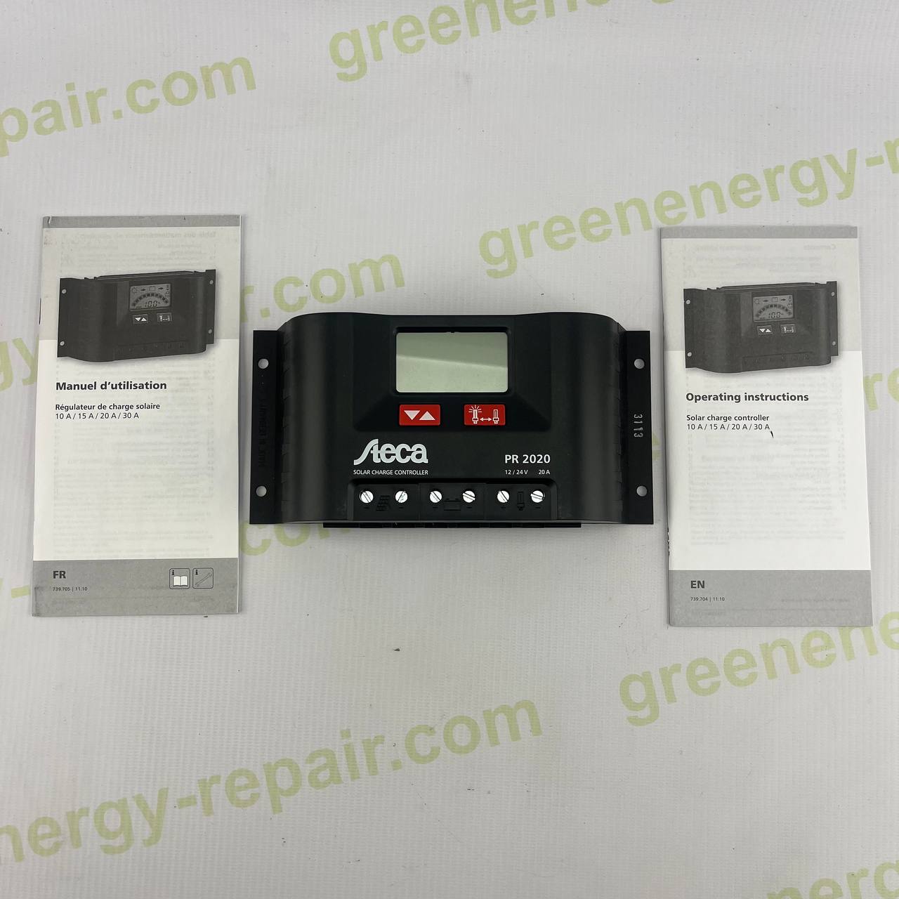 Steca PR 2020 Solar Charge Controller | AGM, Gel, Lead-Acid Support | Off-Grid PV Systems