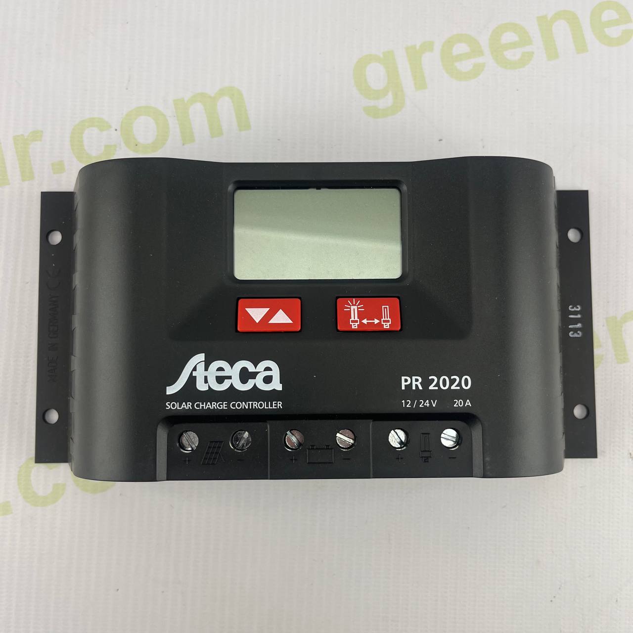 Steca PR 2020 Solar Charge Controller | AGM, Gel, Lead-Acid Support | Off-Grid PV Systems