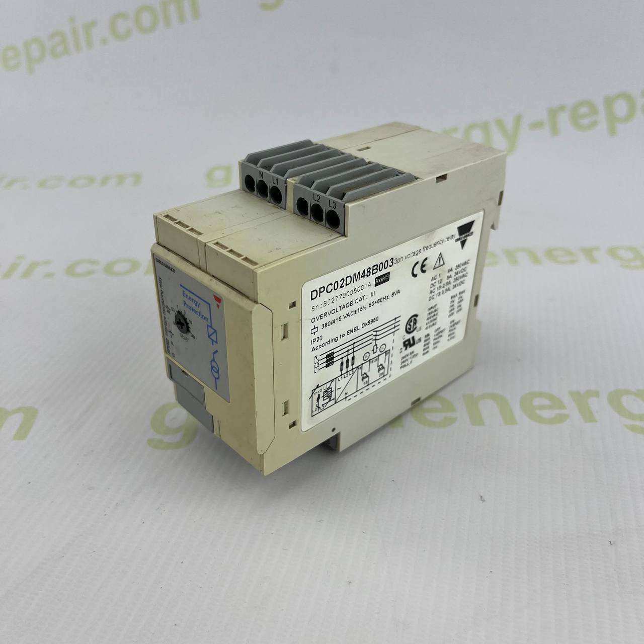 Carlo Gavazzi DPC02DM48B003 Voltage & Frequency Monitoring Relay | 3-Phase | ENEL DK5950