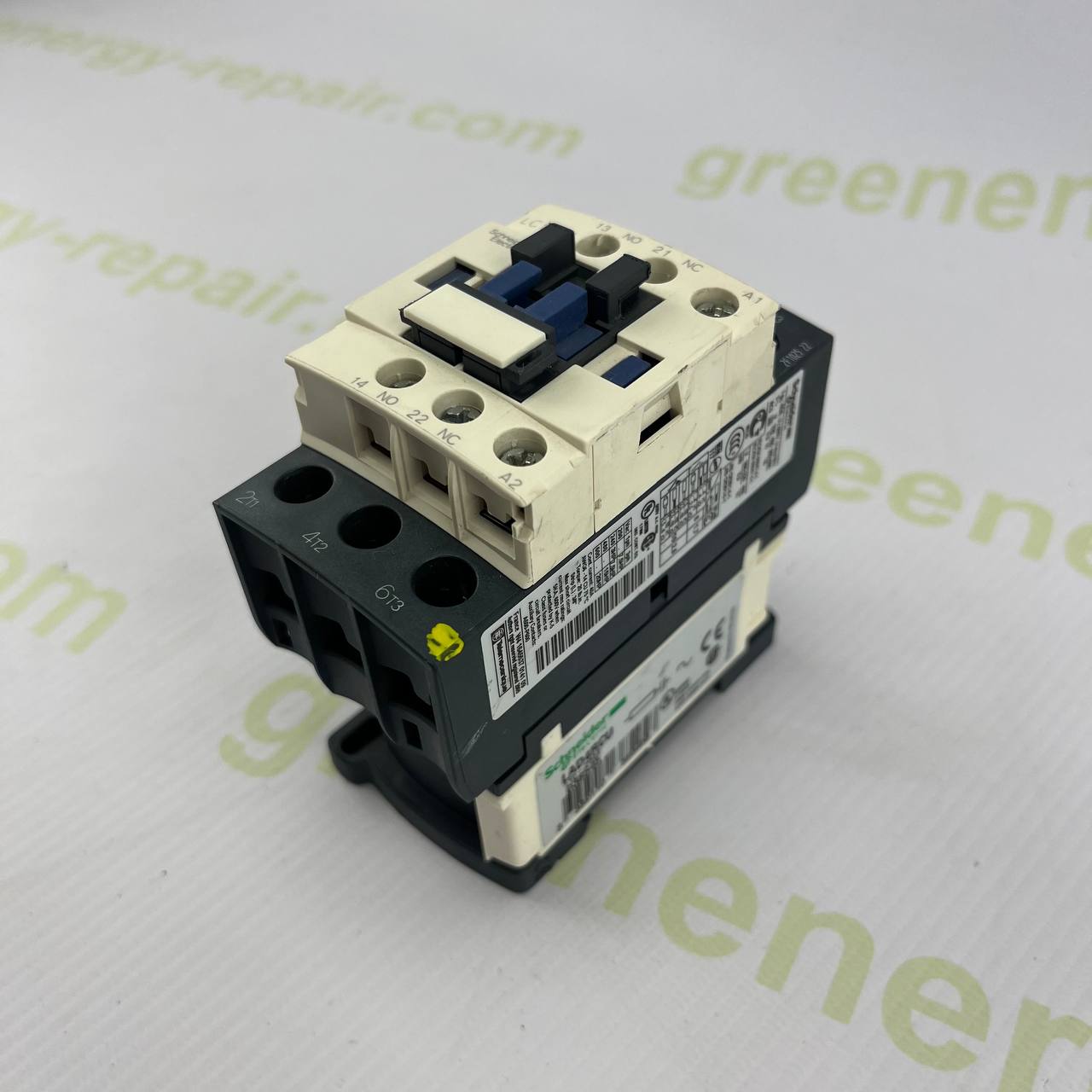 Schneider Electric LC1D25 Contactor + LAD4RCU Universal Coil | 25A | 110–250V AC/DC | 5.5 kW | 690V Rated