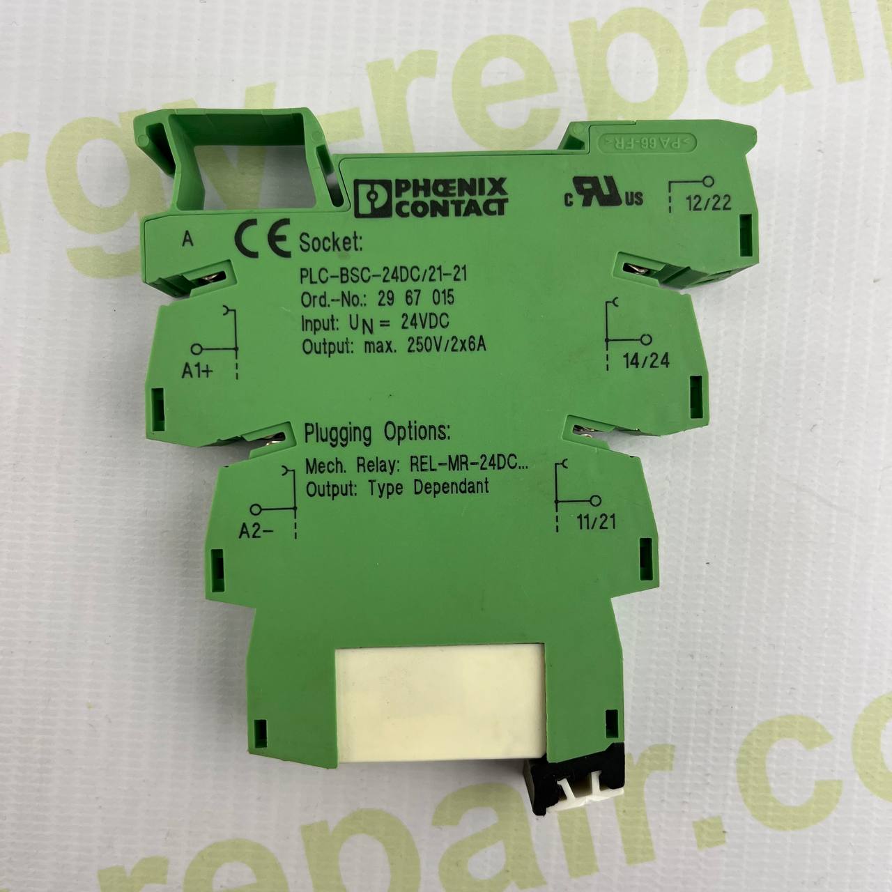 Phoenix Contact PLC-BSC-24DC/21-21 Interface Relay | 2x6A | 24V DC | DIN-Rail | Compact Industrial Control