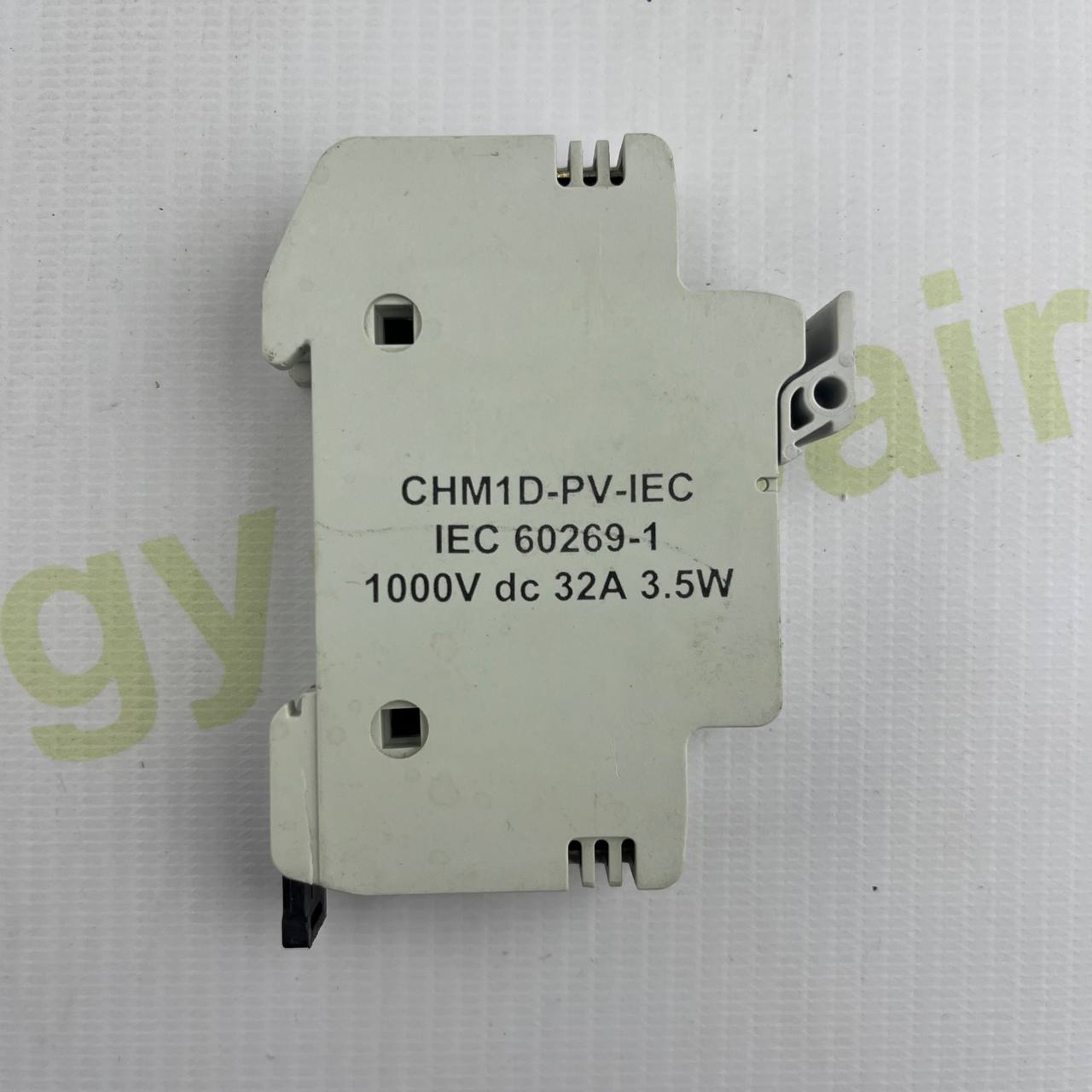 Bussmann CHM1D-PV-IEC Fuse Holder | 1000V DC | 32A | 10x38mm | PV Systems | DIN Rail Mount