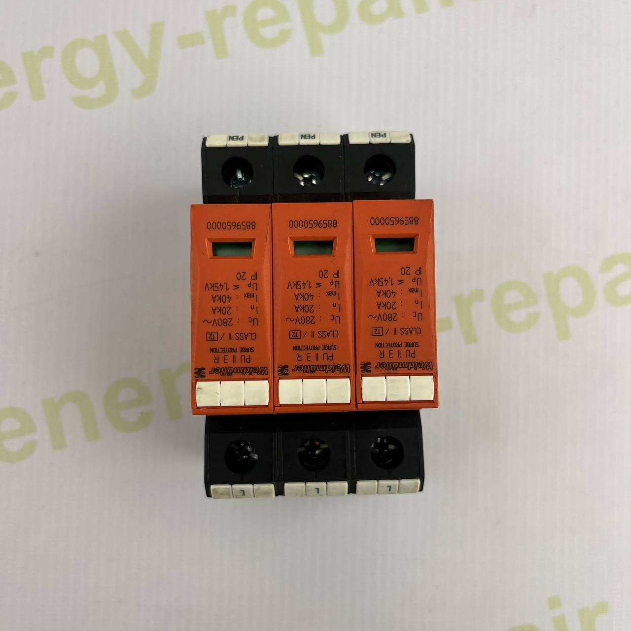 Weidmüller PUI 3 R | Art. 8959650000 | Type 2+3 Surge Protection Device | 280V AC | 20kA | DIN Rail
