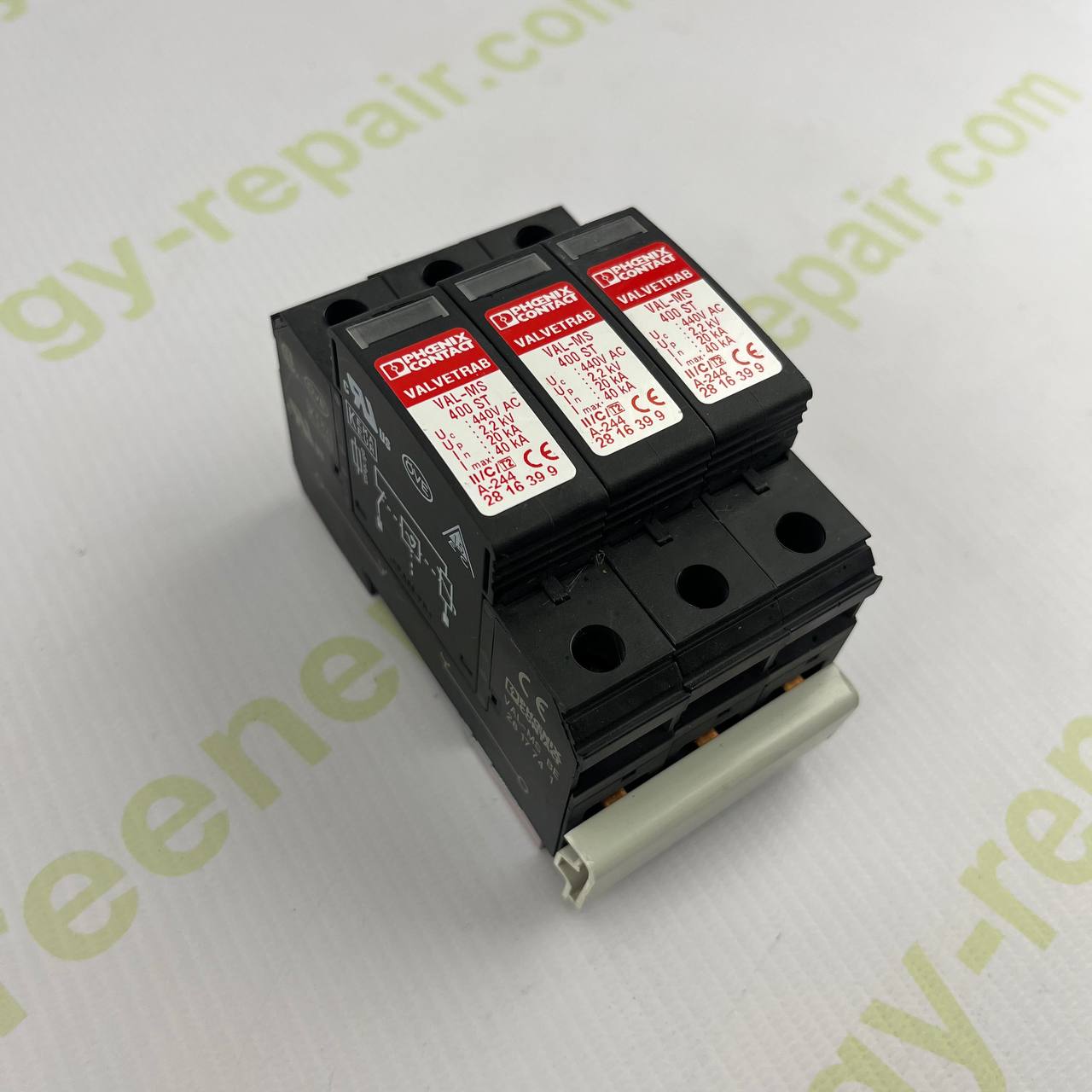 Phoenix Contact VAL-MS 400 ST | Type II Surge Protection Device | 3-Phase | 440V AC | 40kA Max | DIN Rail