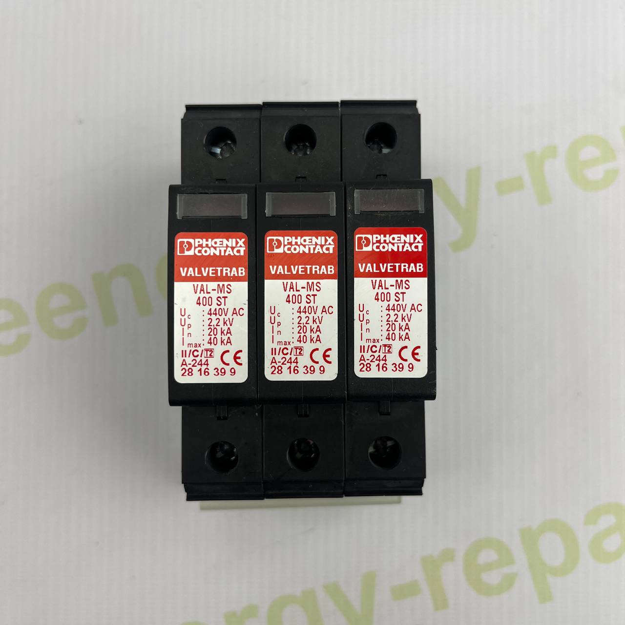 Phoenix Contact VAL-MS 400 ST | Type II Surge Protection Device | 3-Phase | 440V AC | 40kA Max | DIN Rail