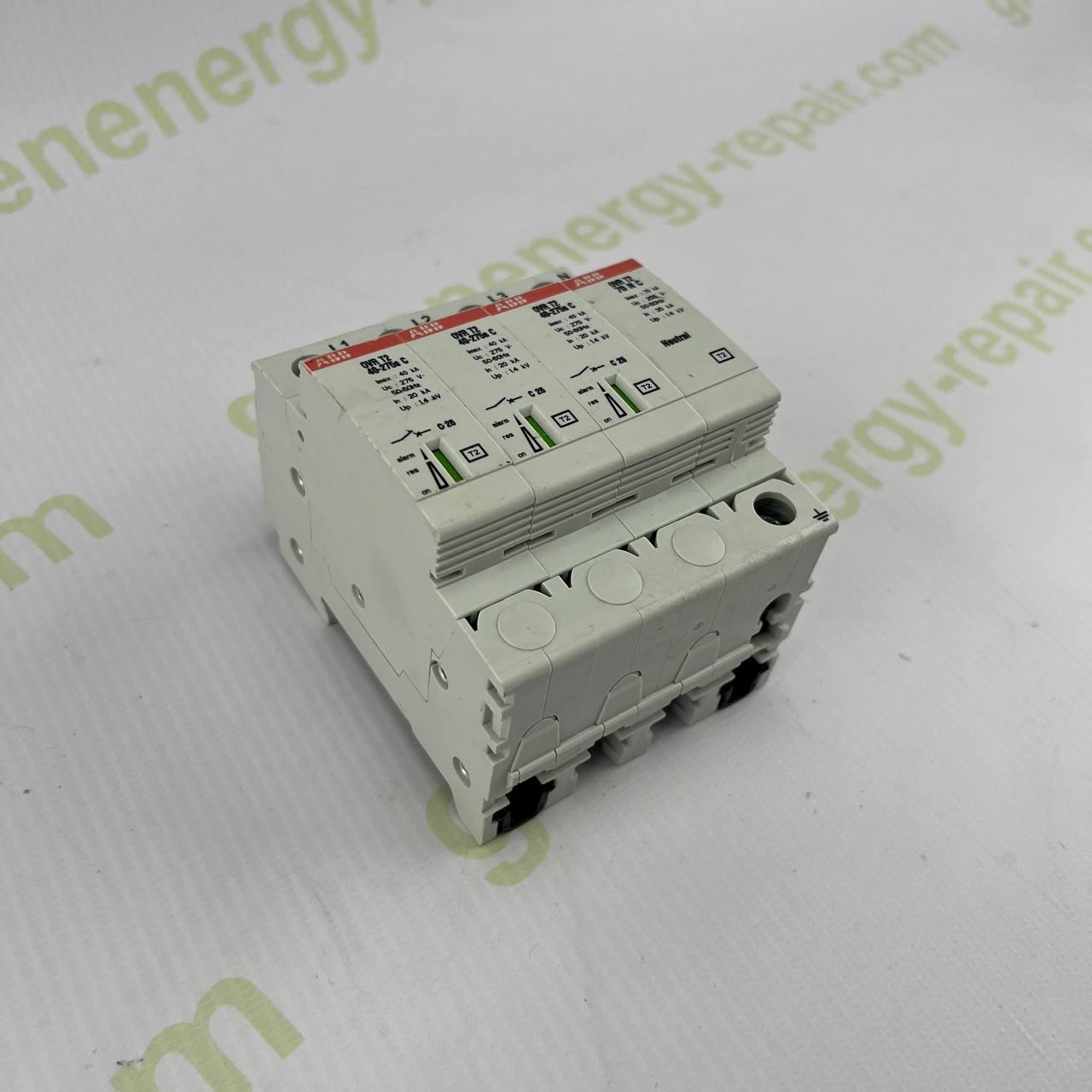 ABB OVR T2 40-275s C + 70 N C | Type 2 Surge Protection Device | 3-Phase + N | 275V AC | 40/70kA | ≤1.4kV Up | DIN Rail