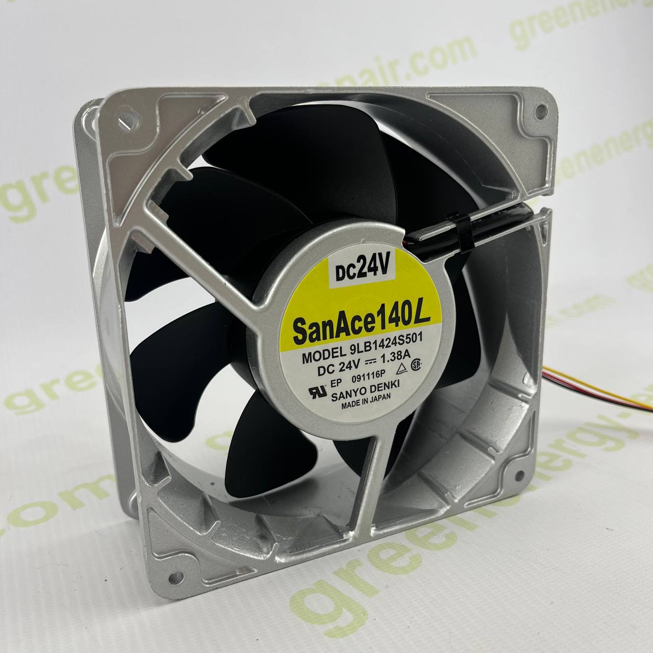 Sanyo Denki San Ace 140L 9LB1424S501 Industrial Axial Fan | 24V DC | 1.38A