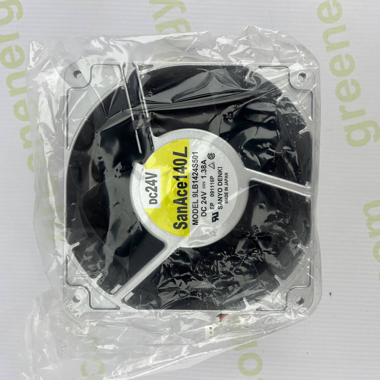 Sanyo Denki San Ace 140L 9LB1424S501 Industrial Axial Fan | 24V DC | 1.38A