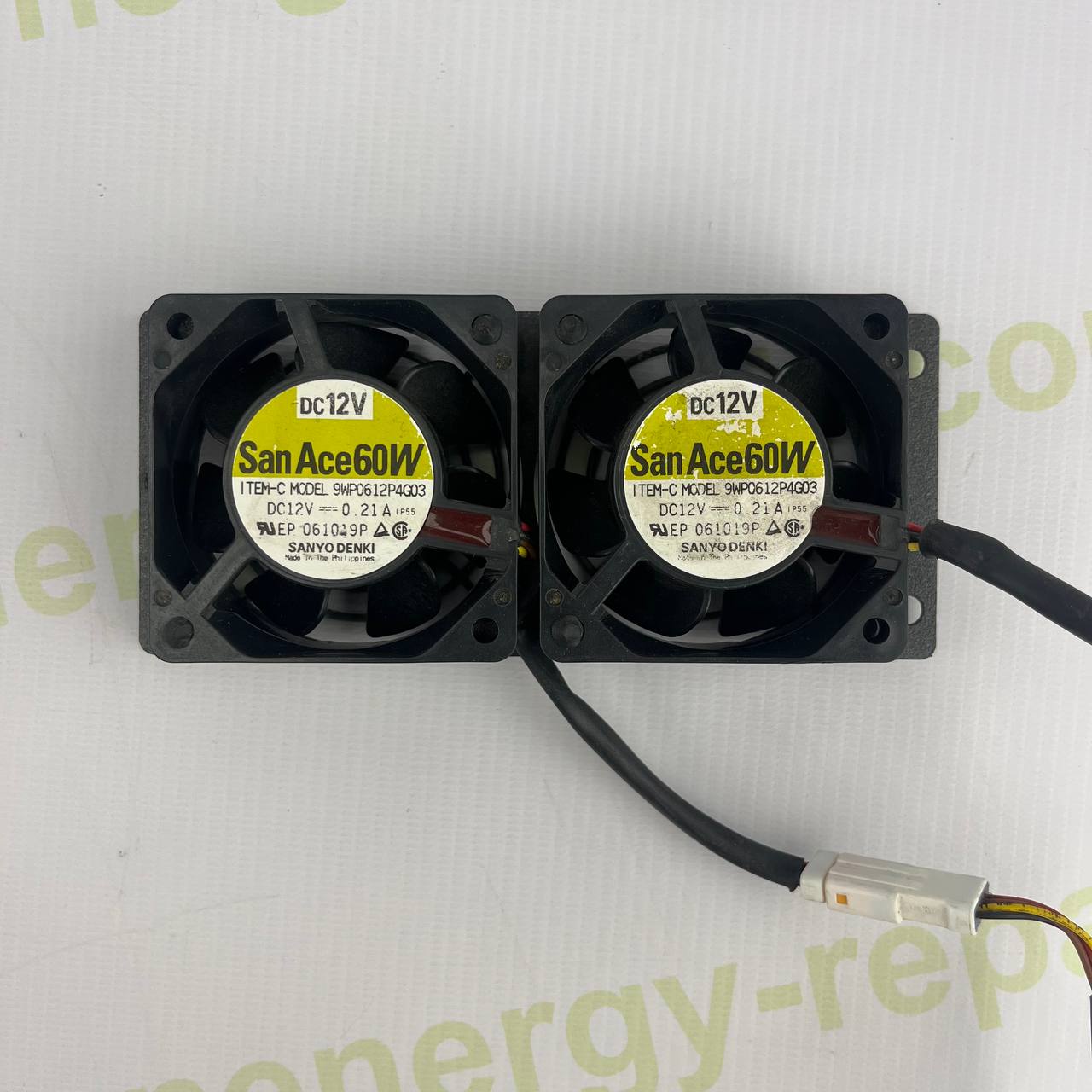 SANYO DENKI San Ace 60W Двоен вентилаторен модул | 9WP0612P4G03 | 12V DC | 0.21A