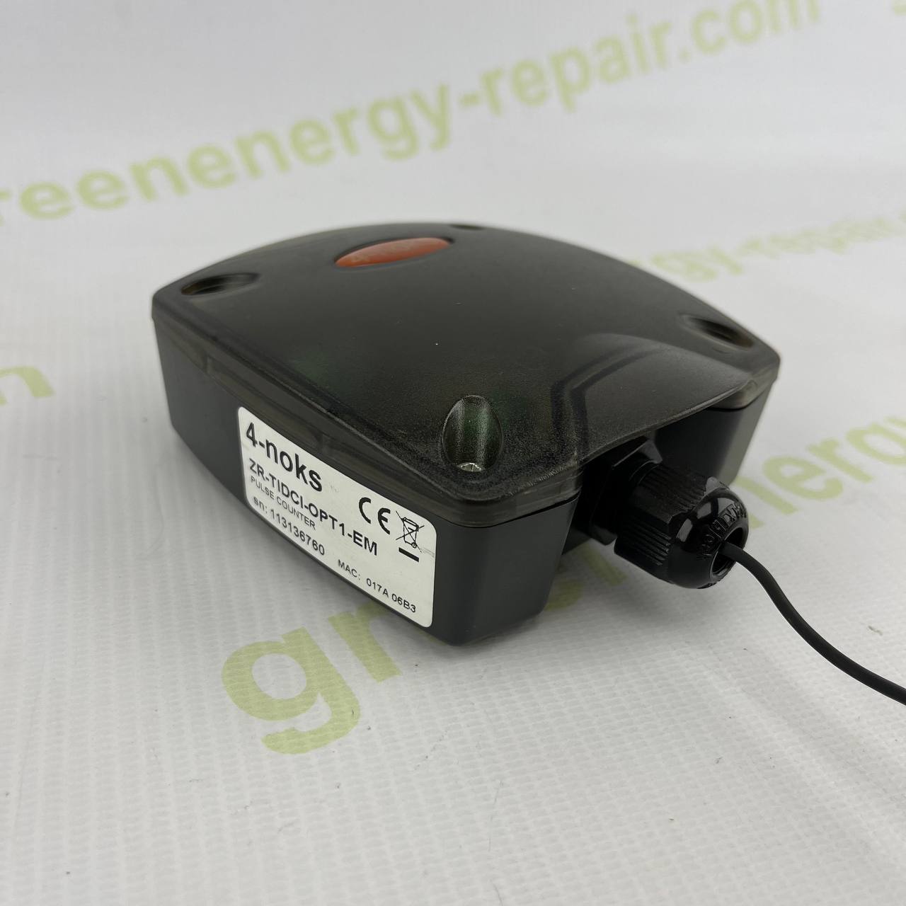 4-noks ZR-TIDCI-OPT1-EM Wireless Pulse Counter | Remote Energy Monitoring