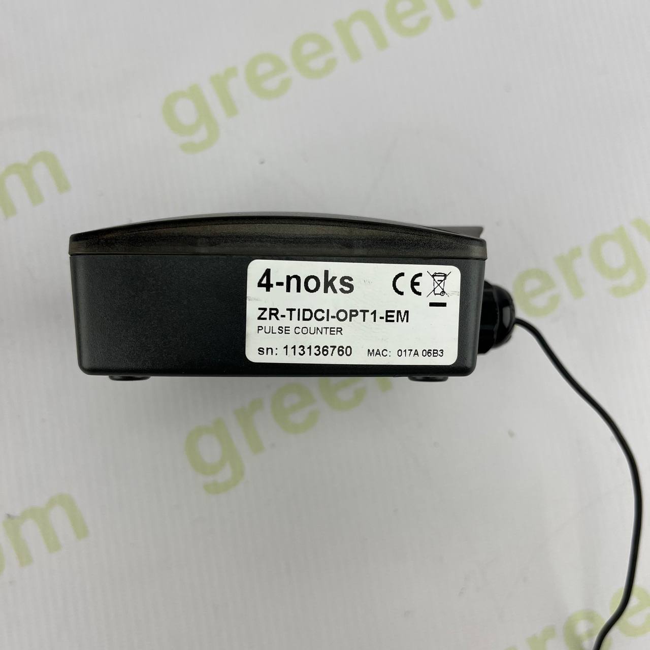 4-noks ZR-TIDCI-OPT1-EM Wireless Pulse Counter | Remote Energy Monitoring