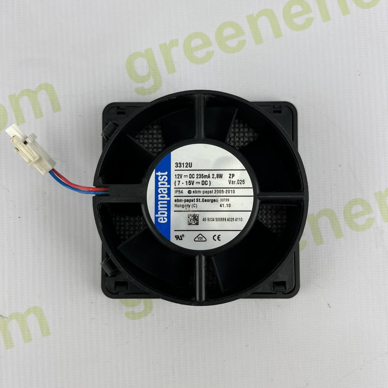 ebm-papst 3312U Axial Cooling Fan | 12V DC | 2.8W