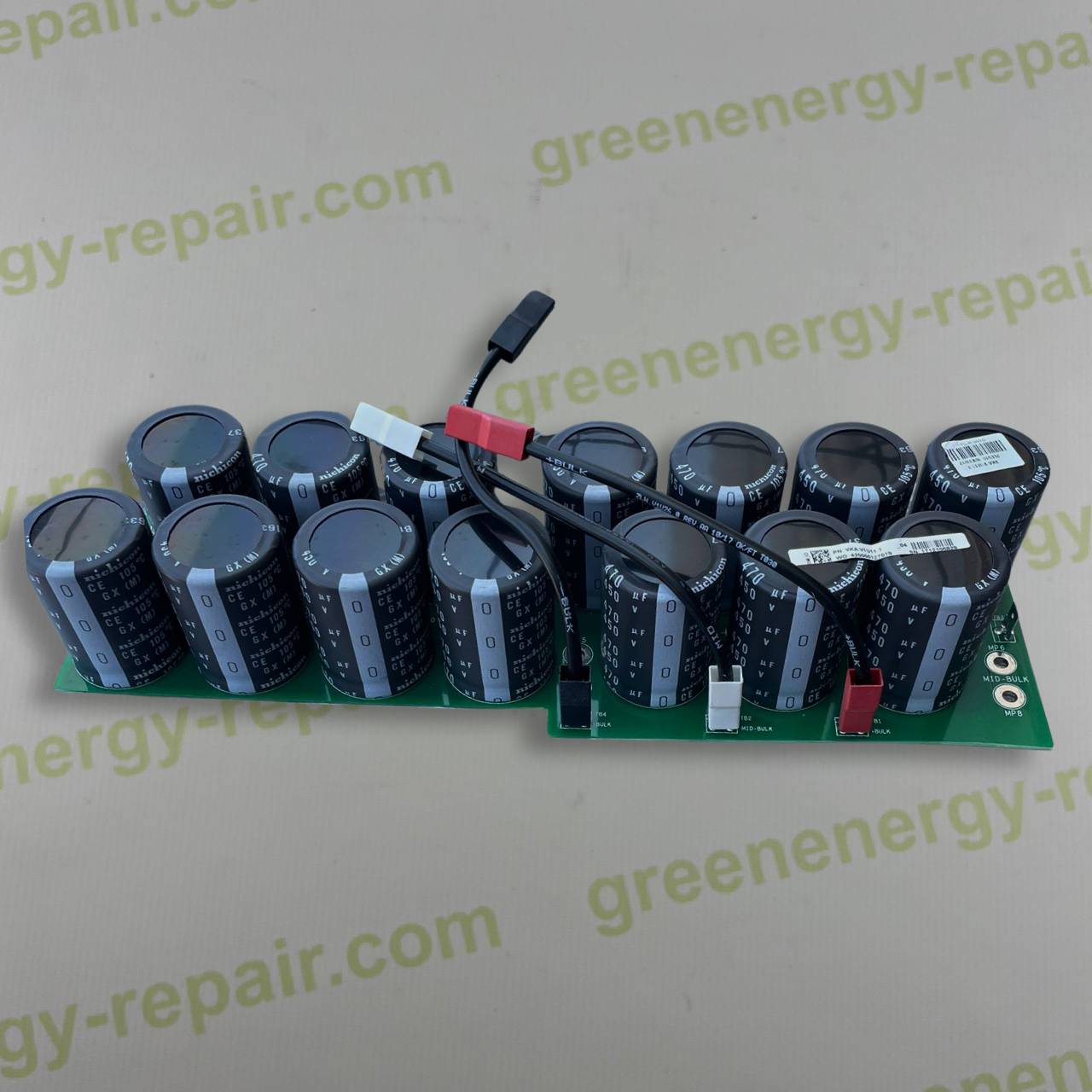 Aurora ABB High-Voltage DC-Link Capacitor Bank — 6,580 µF / 450 V DC (14 × Nichicon GX-Series, 105 °C)