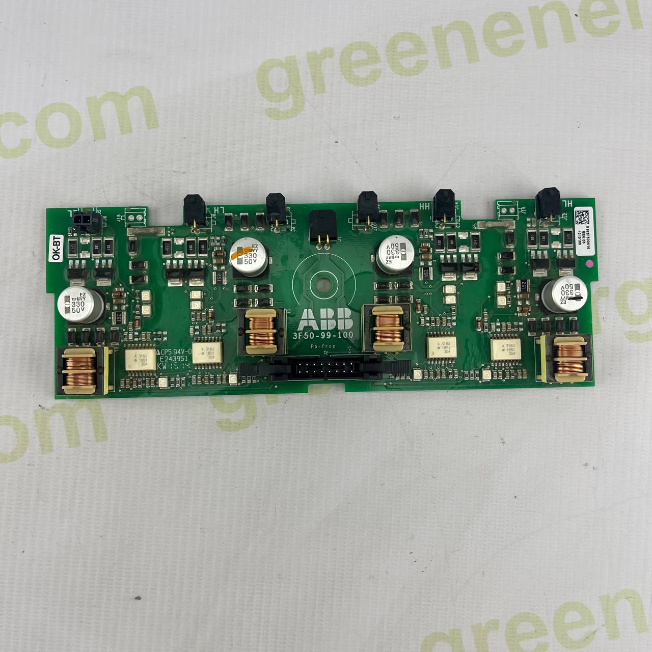 ABB 3F50-99-100 Power Interface Module | DC/DC Signal Isolation Board | 330 µF 50 V Capacitors