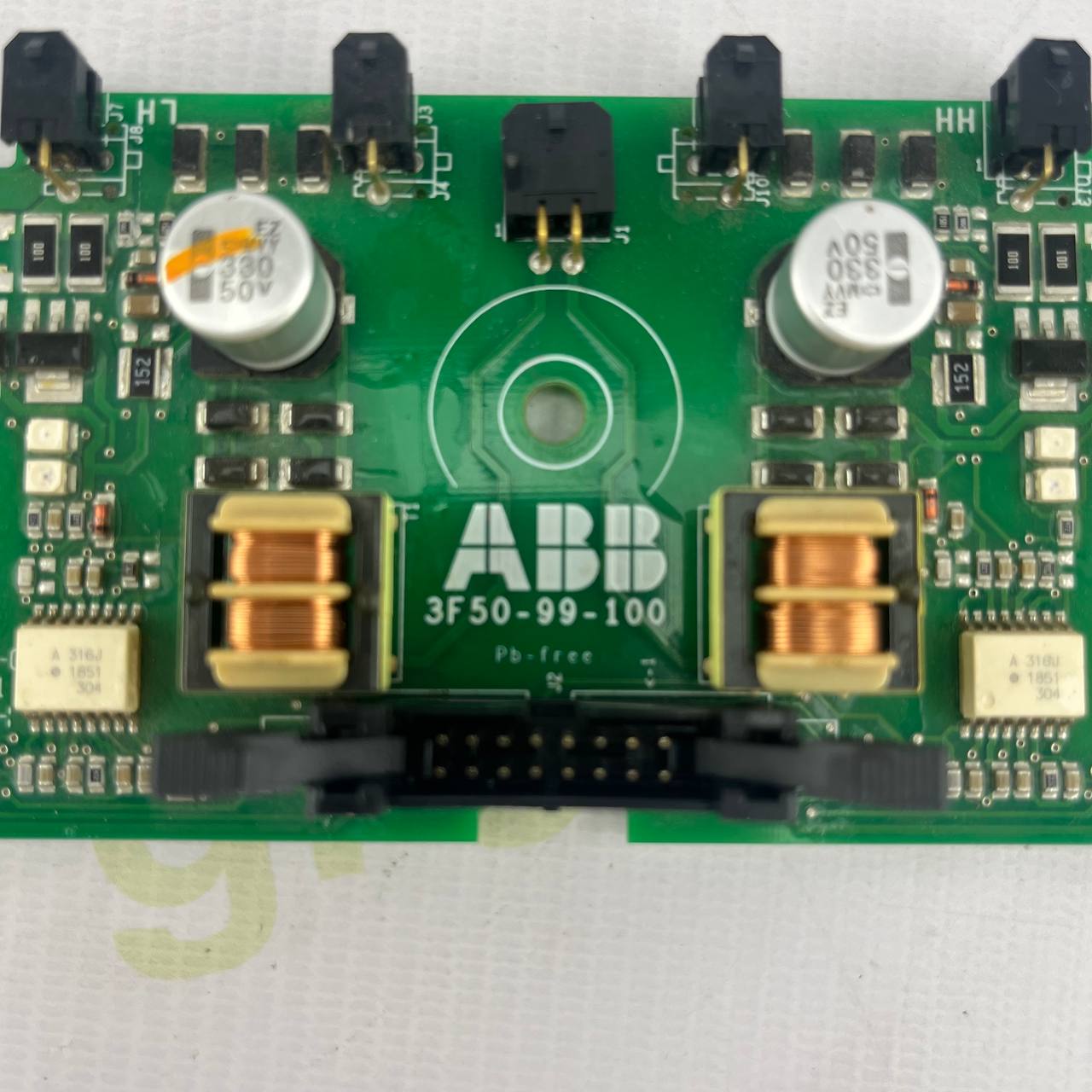 ABB 3F50-99-100 Power Interface Module | DC/DC Signal Isolation Board | 330 µF 50 V Capacitors