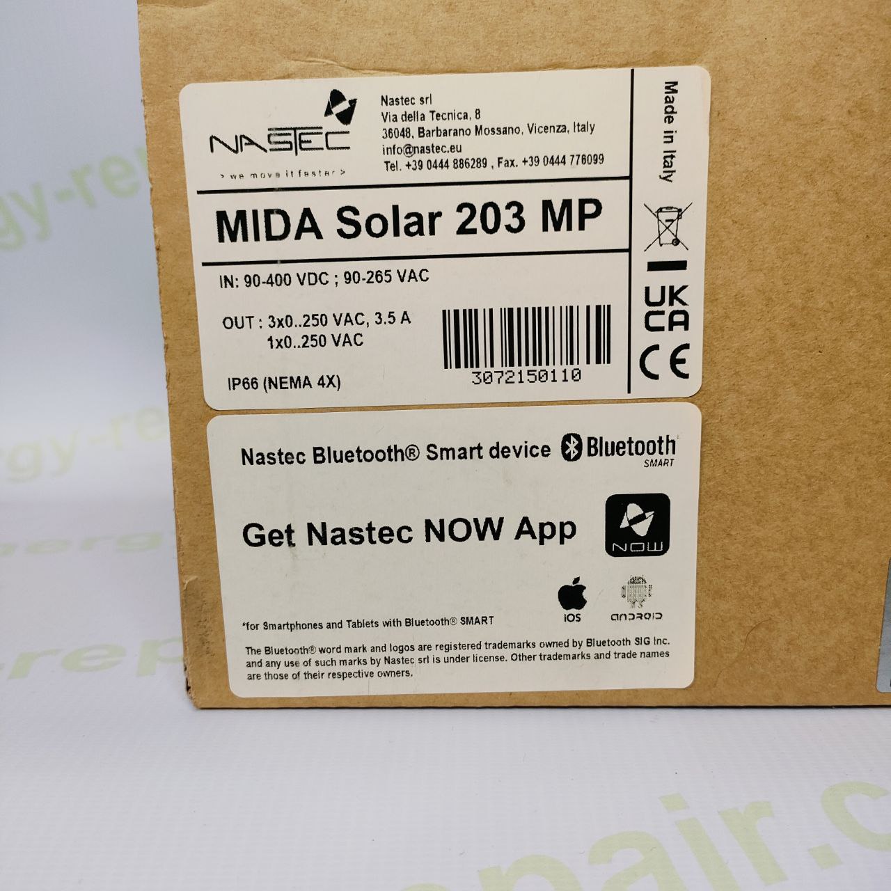 NASTEC MIDA Solar 203 MP | Solar-Powered Pump Inverter | 2.2kW