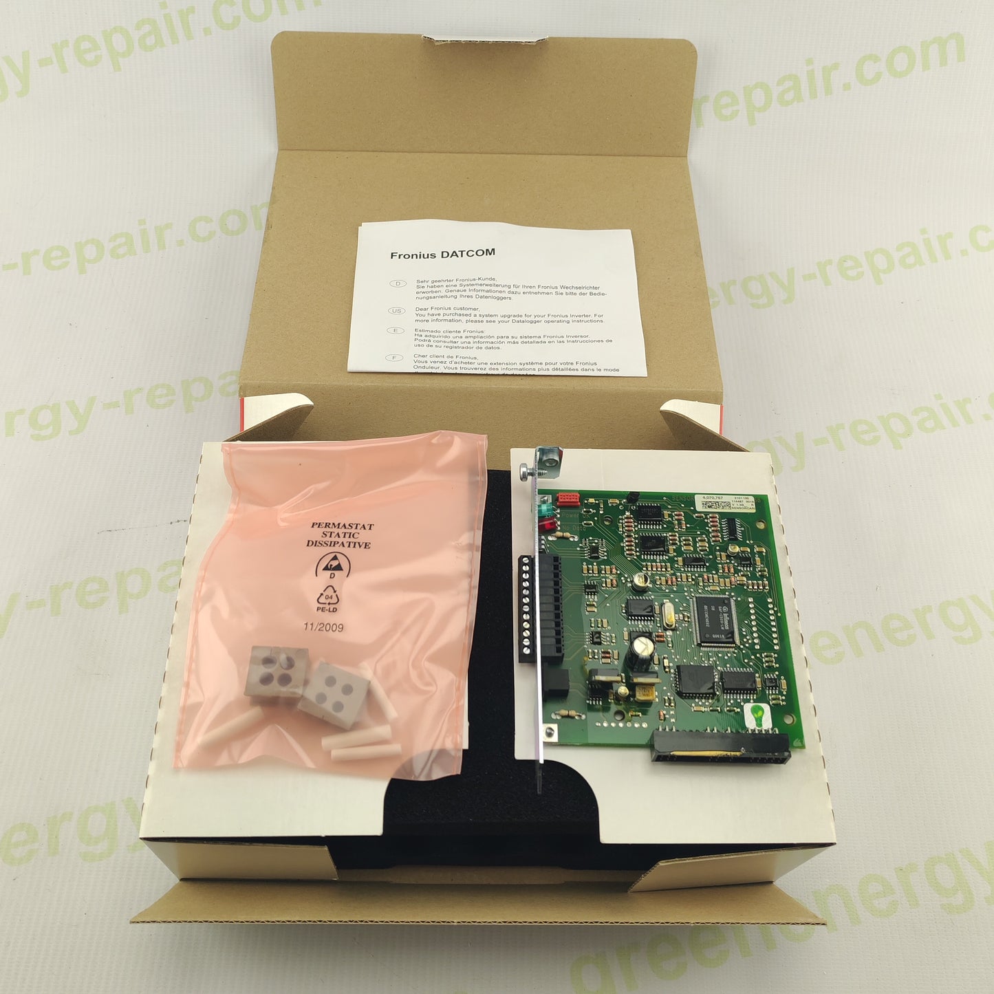 Fronius Sensor Card Retrofit IG | Art. No. 4,240,004,Z | External Sensor Interface for DATCOM |