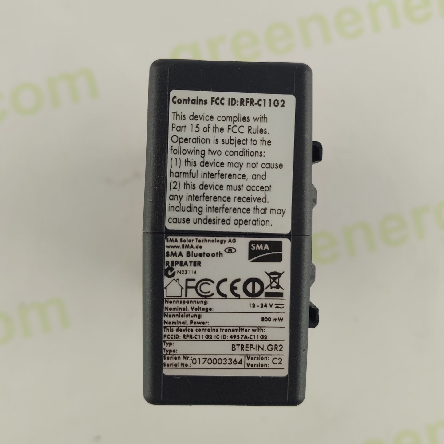 SMA Bluetooth Repeater BTREP-IN.G2 | Signal Range Extender | 12–24 V DC | ID: 0170003364