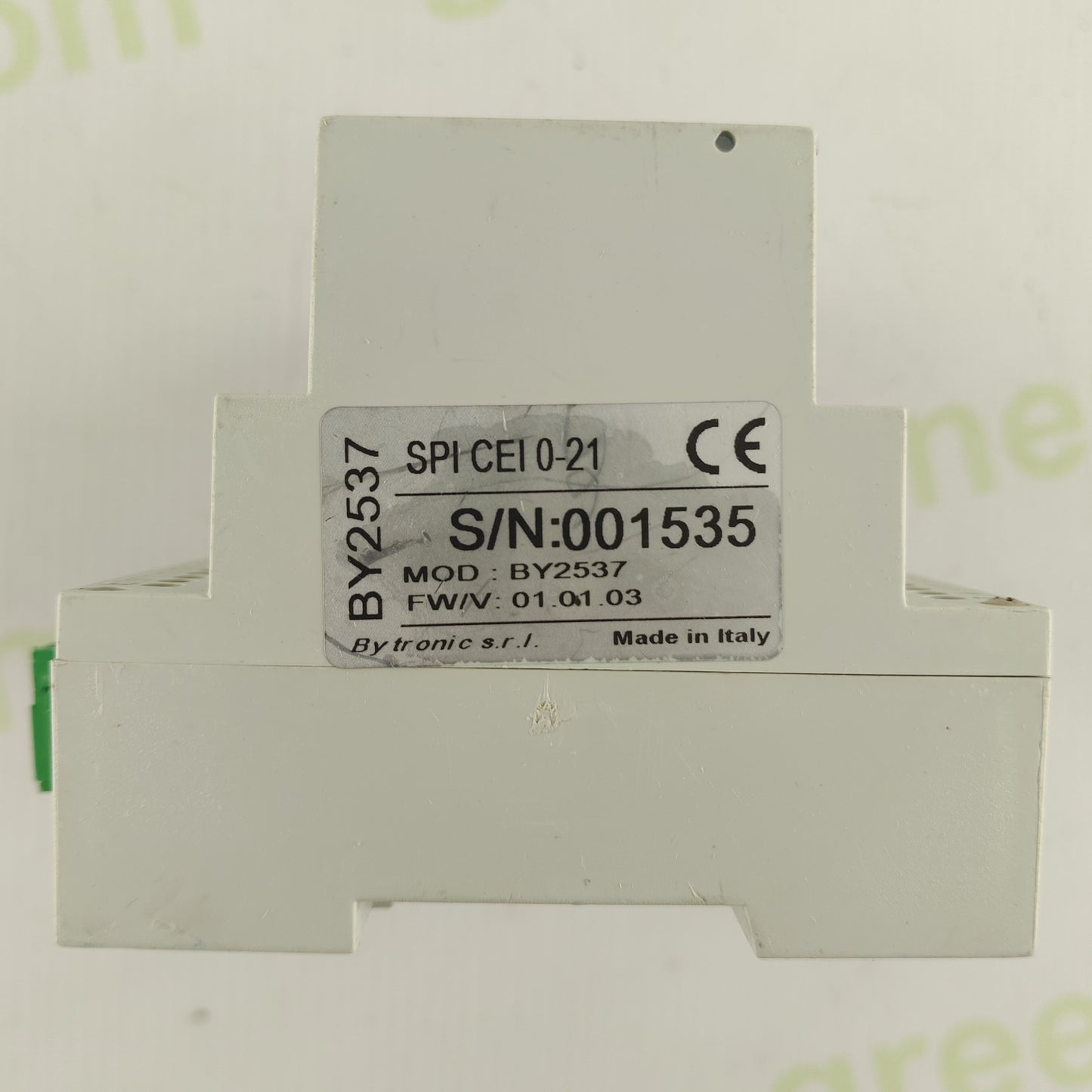 SPI CEI 0-21 BY2537 Interface Protection System | Grid Protection Relay | 230/400 V AC | CEI 0-21 Compliant | Solar / Generator Safety Device