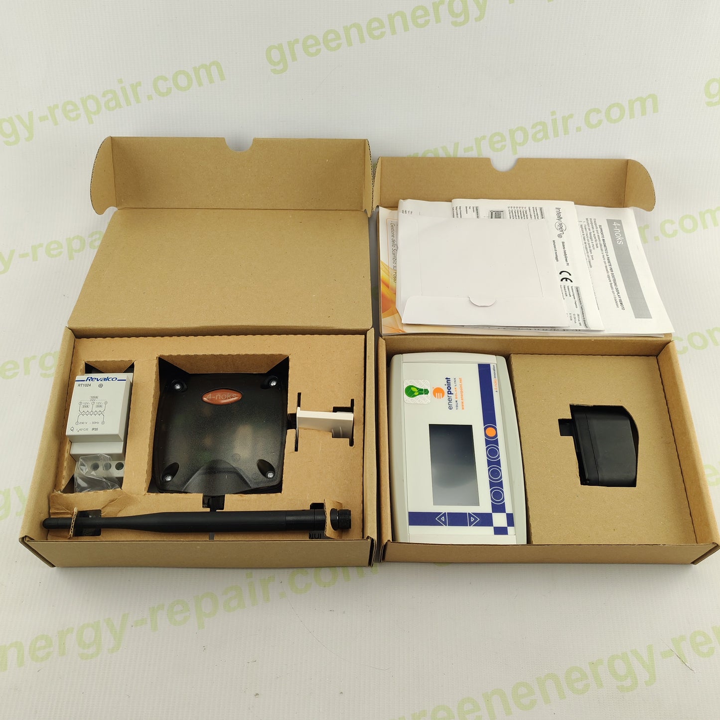 4-noks IntellyGreen PV KIT PRS | Customized Remote Display | Radio Transmitter & Optical Interface