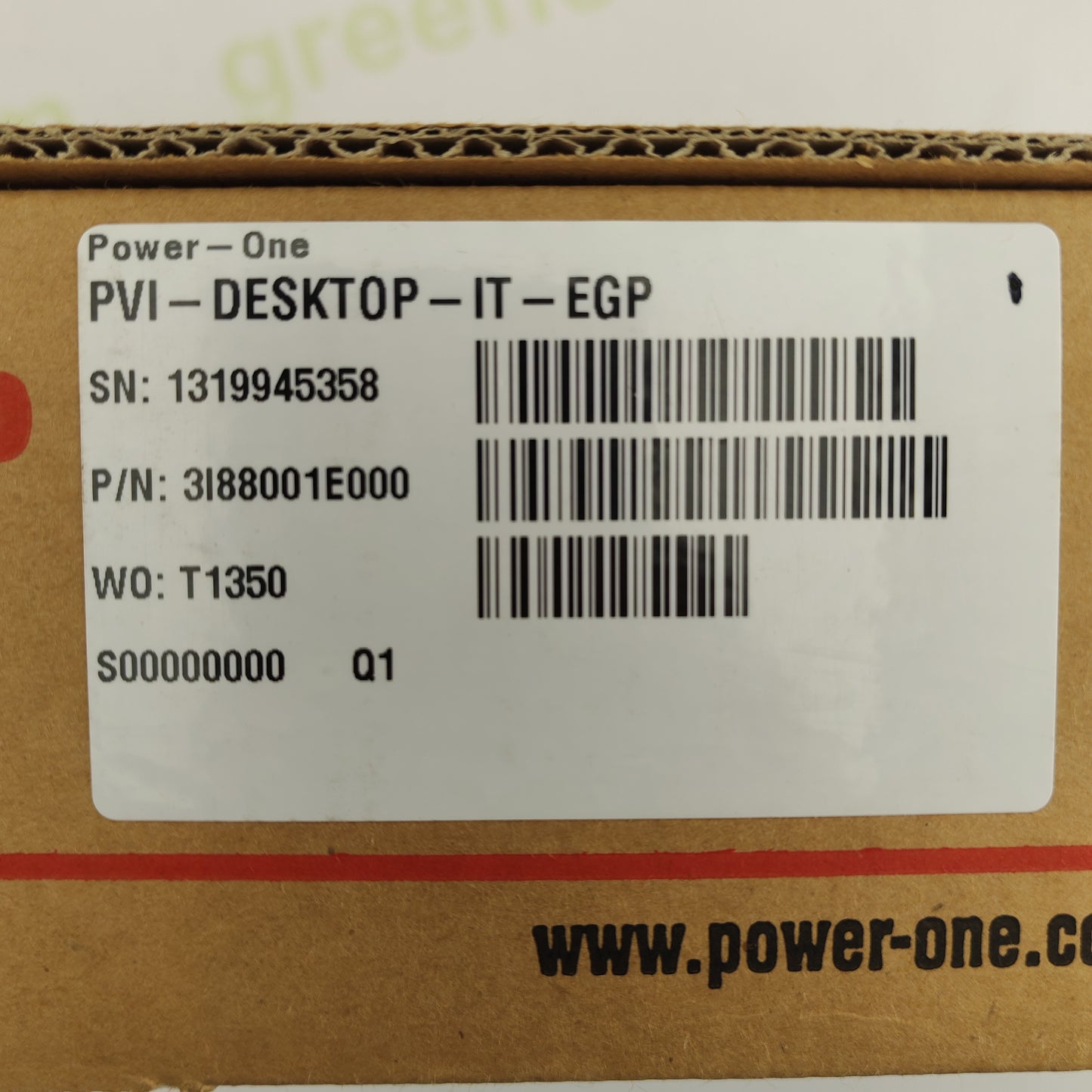 Power-One PVI-DESKTOP-IT-EGP | Part No. 3I88001E000 | Original Service Module