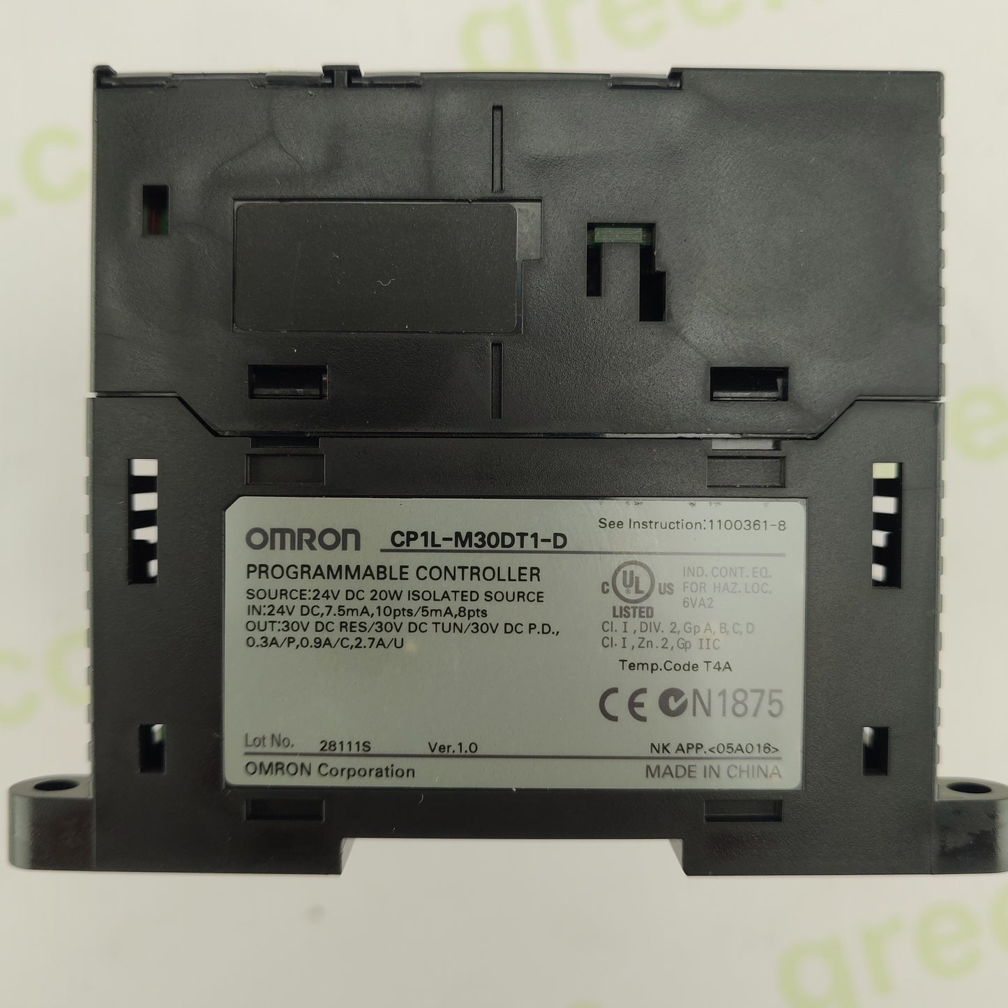 Omron CP1L-M30DT1-D PLC | Compact Programmable Logic Controller | 24V DC | Transistor Outputs | Industrial Automation