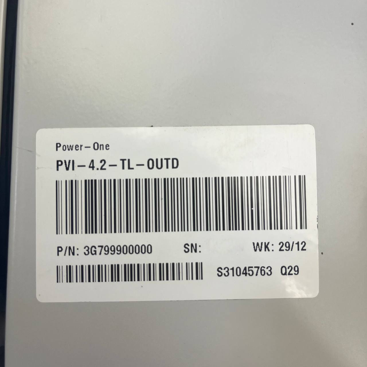 Power-One Aurora PVI-4.2-TL-OUTD Solar Inverter | 4.2 kW | Dual MPPT | IP65 Outdoor | Made in Italy