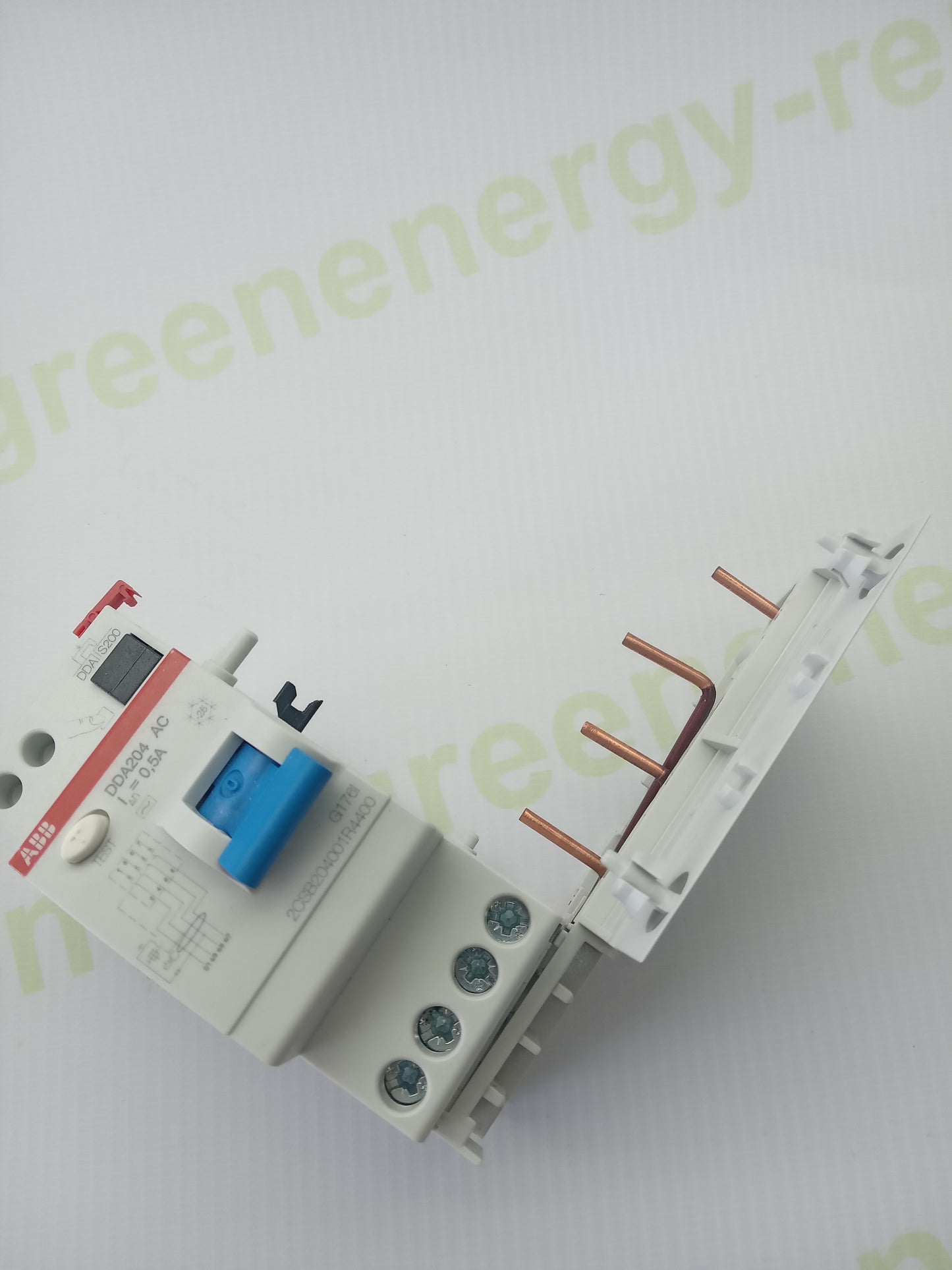 ABB DDA204 AC-40/0.5 Residual Current Block 4P 40A 500mA (2CSB204001R4400)