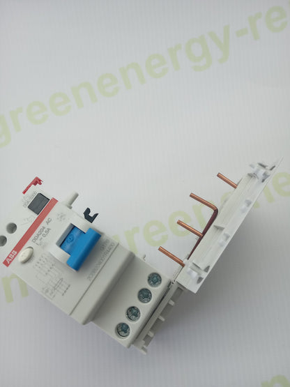 ABB DDA204 AC-40/0.5 Residual Current Block 4P 40A 500mA (2CSB204001R4400)