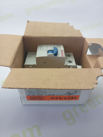 BTicino G24/63AS Residual Current Module 2P 63A 300mA Type A DIN