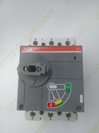 ABB S3N Rotary Switch Disconnector 250A 3-Pole – Used, Good Condition