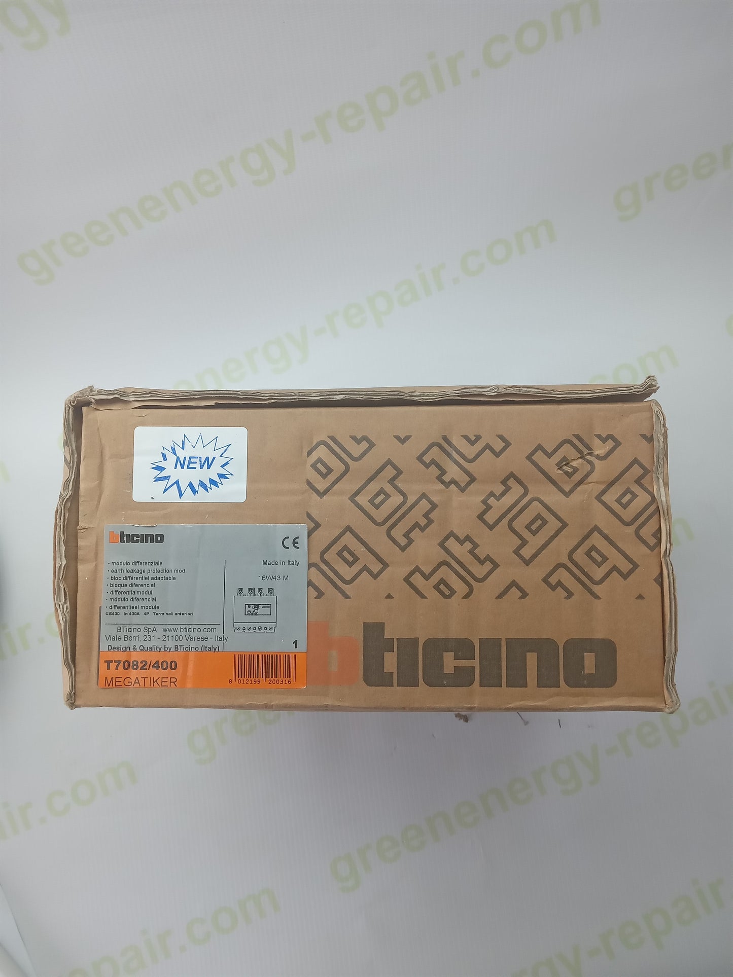 BTicino T7082/400 Megatiker – Residual Current Differential Module 400A (New)