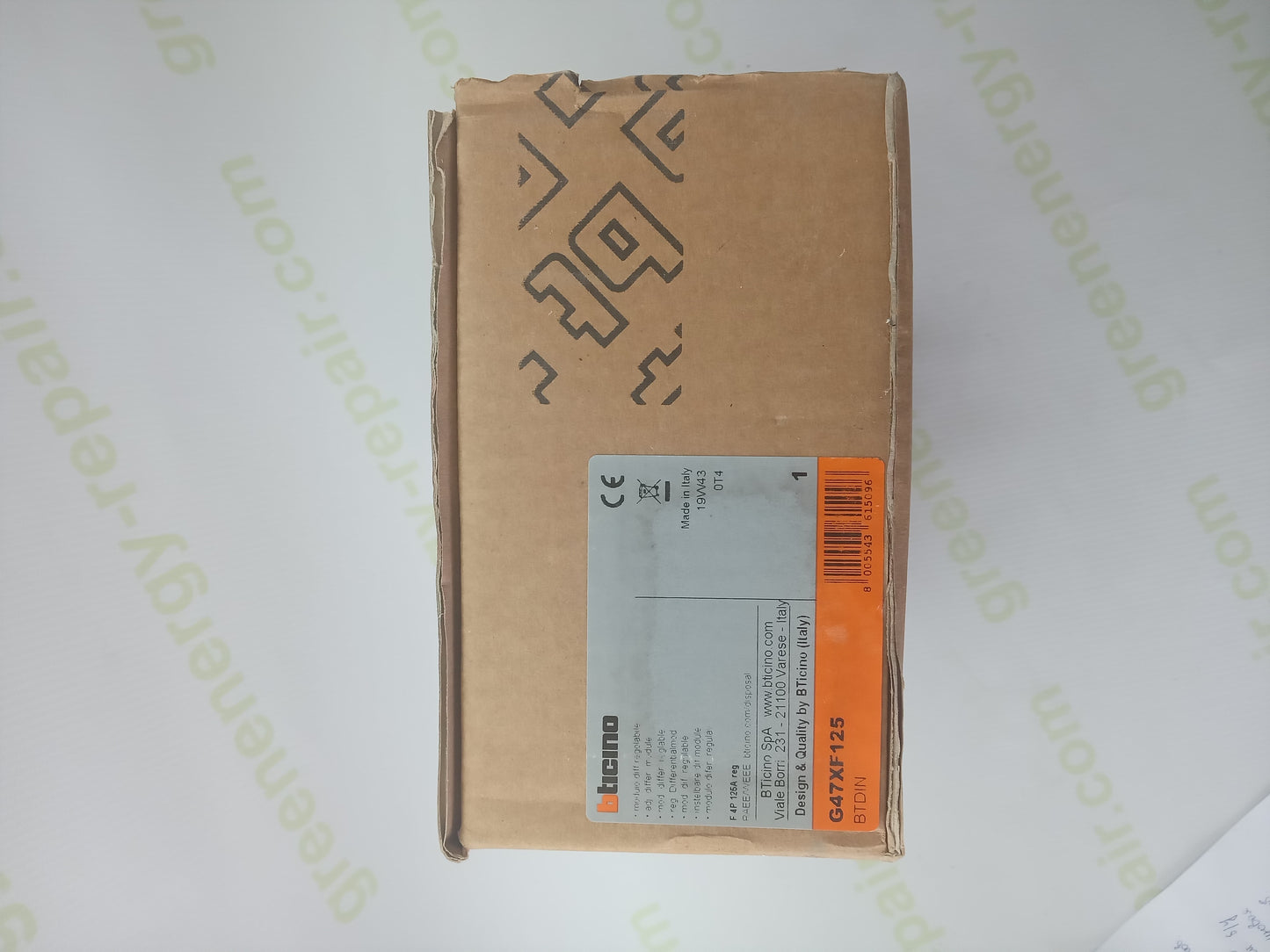 BTicino G47XF125 Salvavita 4P 125A DIN Switch Disconnector
