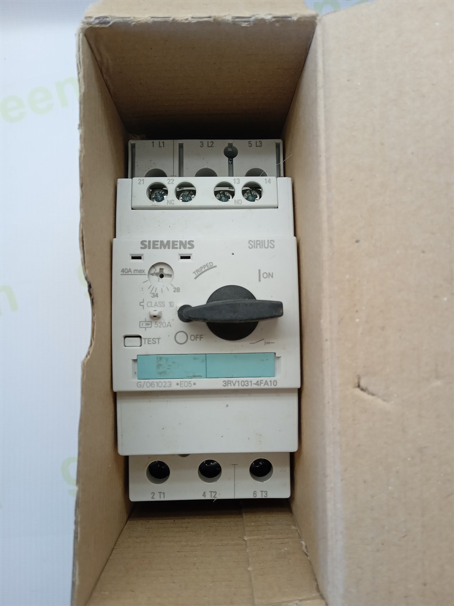 Siemens SIRIUS 3RV1031-4FA10 Motor Protection Circuit Breaker
