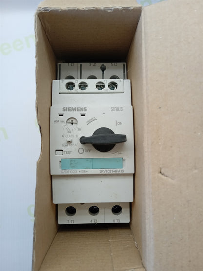 Siemens SIRIUS 3RV1031-4FA10 Motor Protection Circuit Breaker