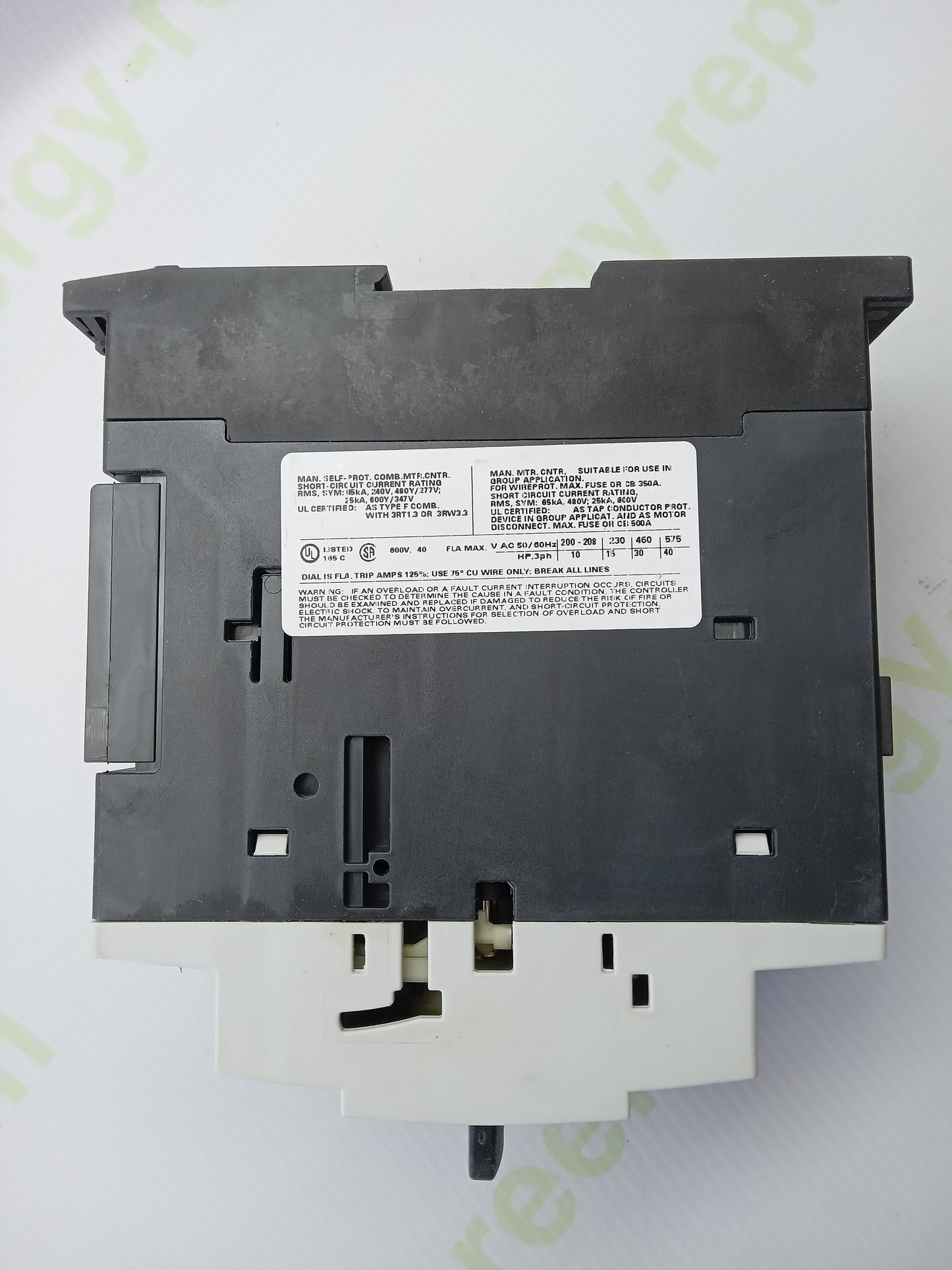 Siemens SIRIUS 3RV1031-4FA10 Motor Protection Circuit Breaker