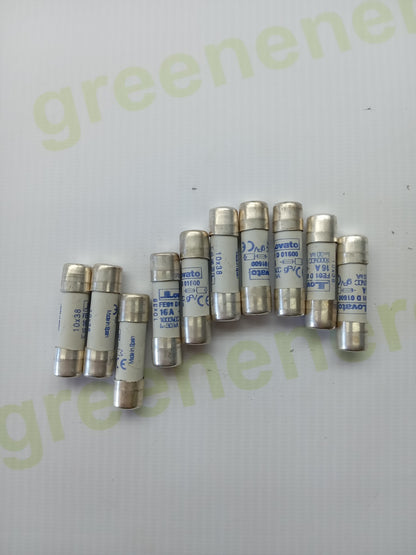Lovato FE01D01600 Cylindrical Fuse 10x38 gPV 16A 1000VDC