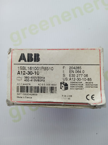ABB A12-30-10 Contactor 380–415V
