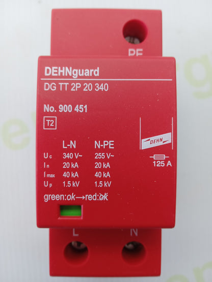 DEHNguard DG TT 2P 20 340 Surge Protective Device – Type 2