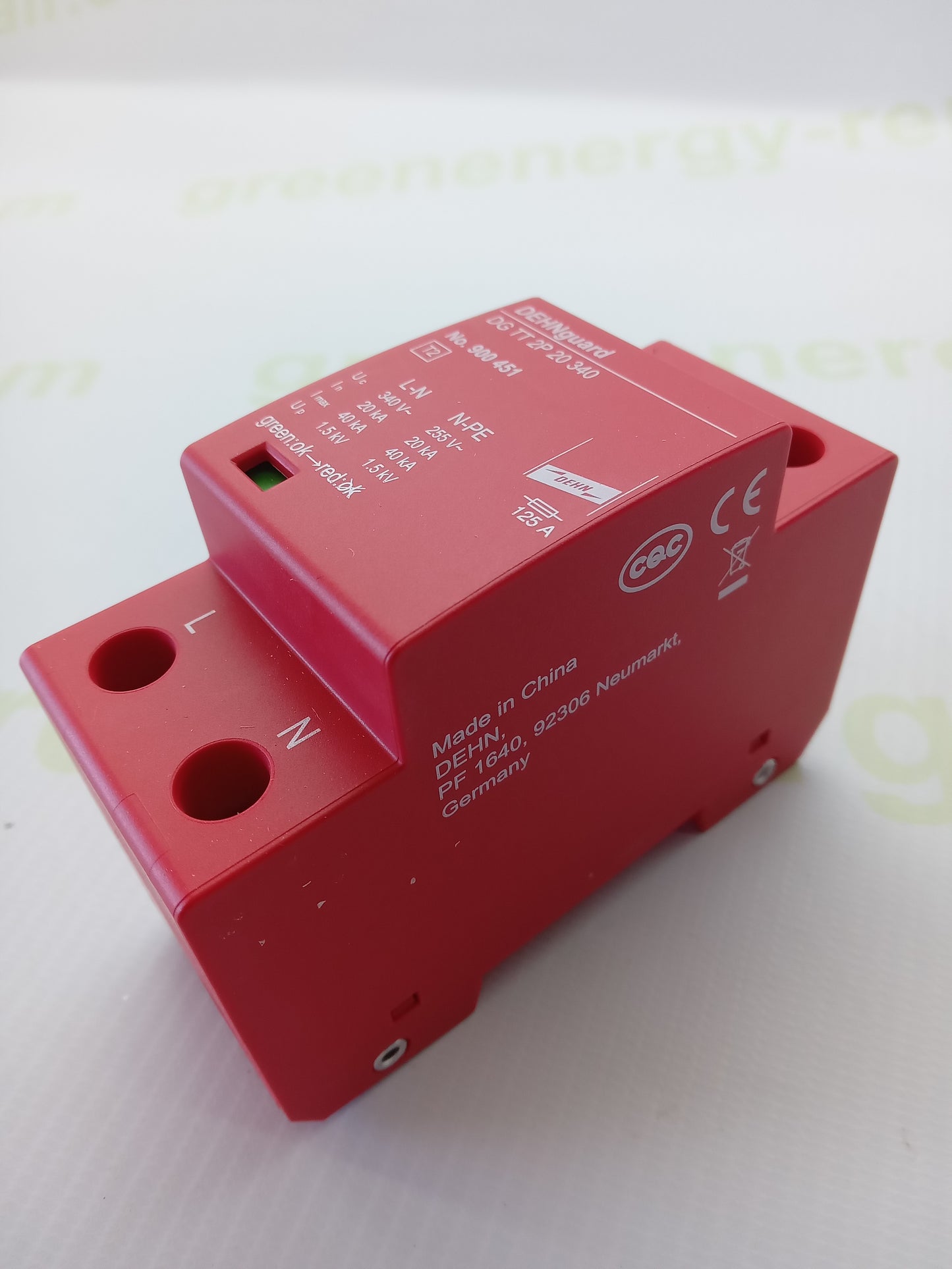 DEHNguard DG TT 2P 20 340 Surge Protective Device – Type 2