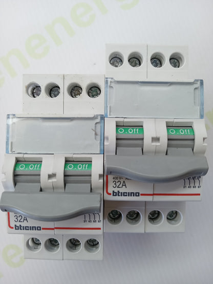 BTicino F74N32 4P Isolating Switch 32A 400V