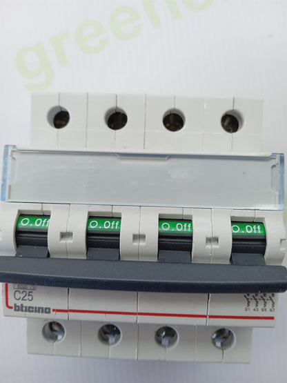 BTicino FN84C25 BTDIN 4P C25 Miniature Circuit Breaker