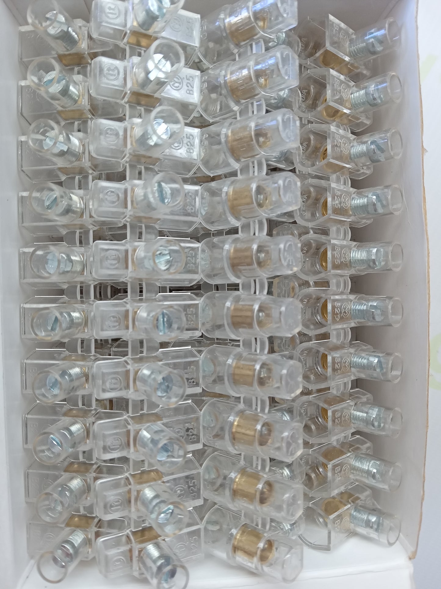 ELEMATIC EBS 25 — 10-Pole Terminal Block 2.5 mm² (25 pcs)