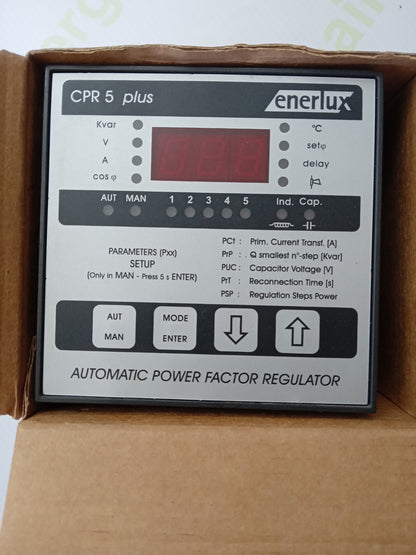 Enerlux CPR 5 Plus — Automatic Power Factor Regulator