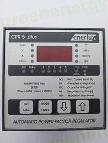 Enerlux CPR 5 Plus — Automatic Power Factor Regulator