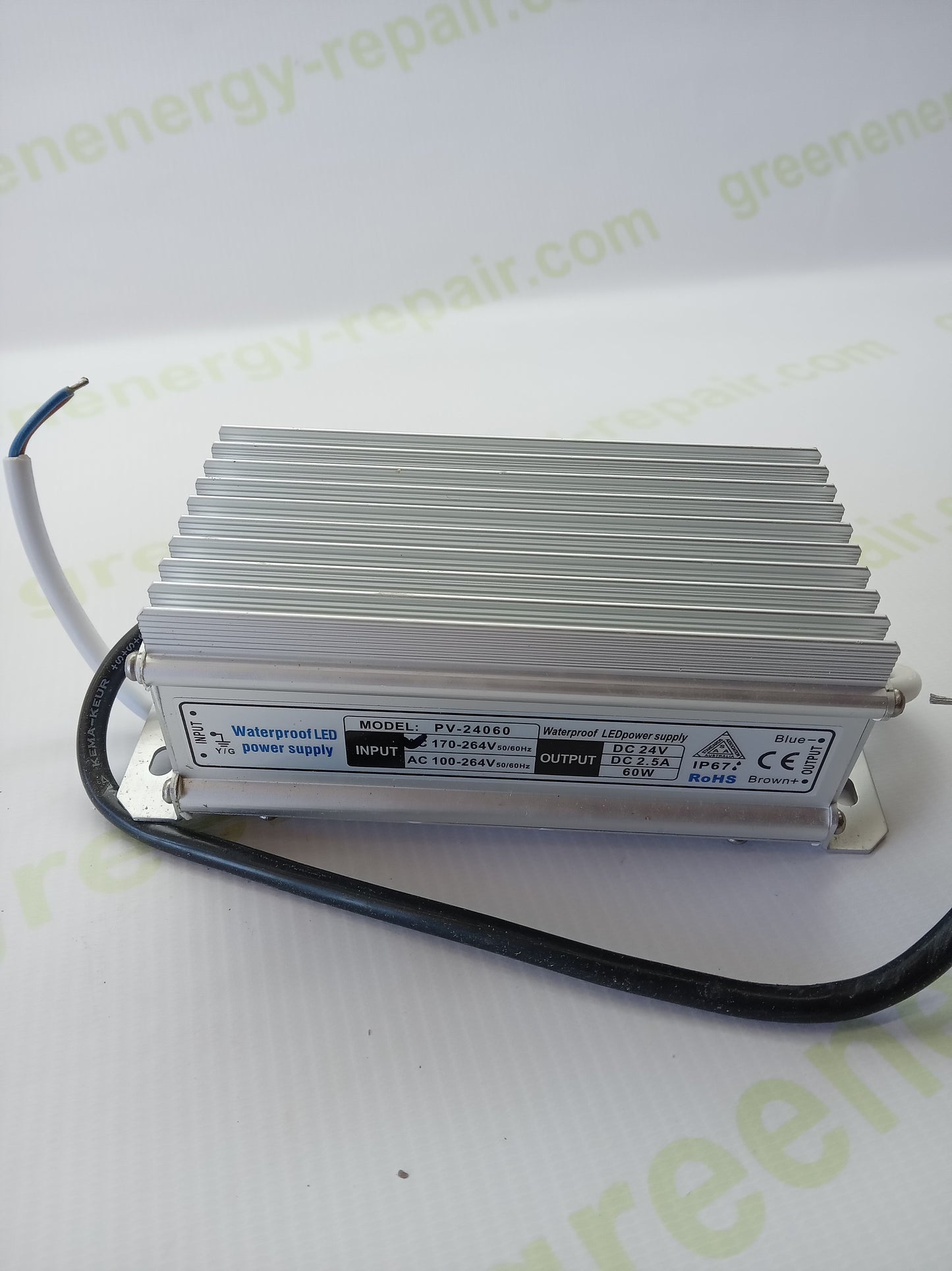PV-24060 Waterproof LED Power Supply — 24V 60W IP67