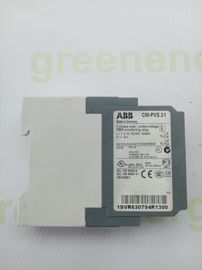 ABB CM-PVS.31 Three-Phase Voltage Monitoring Relay (1SVR630794R1300)