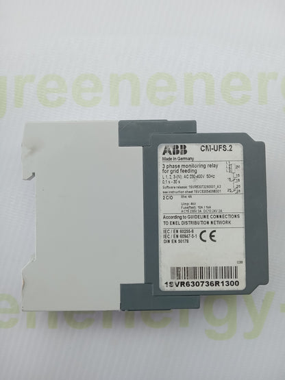 ABB CM-UFS.2 Three-Phase Grid Monitoring Relay (1SVR630736R1300)