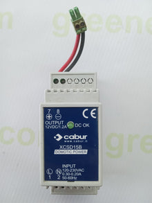 Cabur XCSD15B DIN Rail Power Supply 12V DC 1.2A (15W)
