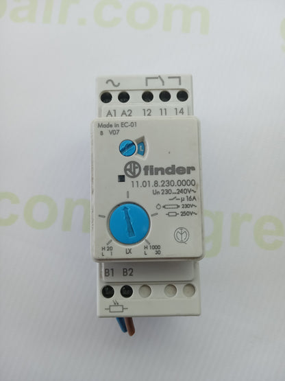 Finder 11.01.8.230.0000 Time Relay, 230–240V AC